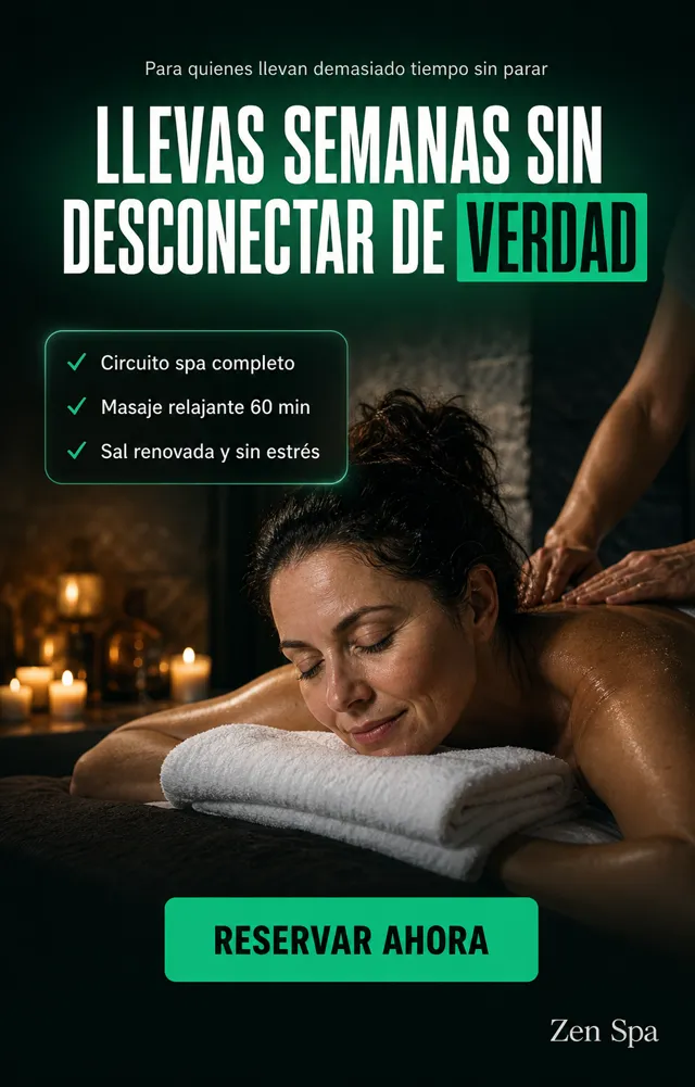 Ejemplo de anuncio generado por Garyon para spa
